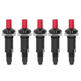 5PCS Piezo Igniter 1 Out 2 Spark PP Shell Push Button Grill Igniters for Outdoor Cooking