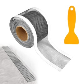 OLRWSLG Hair Catcher for Shower, 10 m Drain Hair Catcher Made of PVC Gauze Shower Drain Hair Strainer with Plastic Spatula Disposable Shower Drain Mesh Sticker 70 cm Wide Hair Catcher for Bathtub