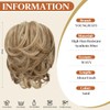 youngways Claw Clip Short Ponytail Messy Bun Hair Piece Bendable