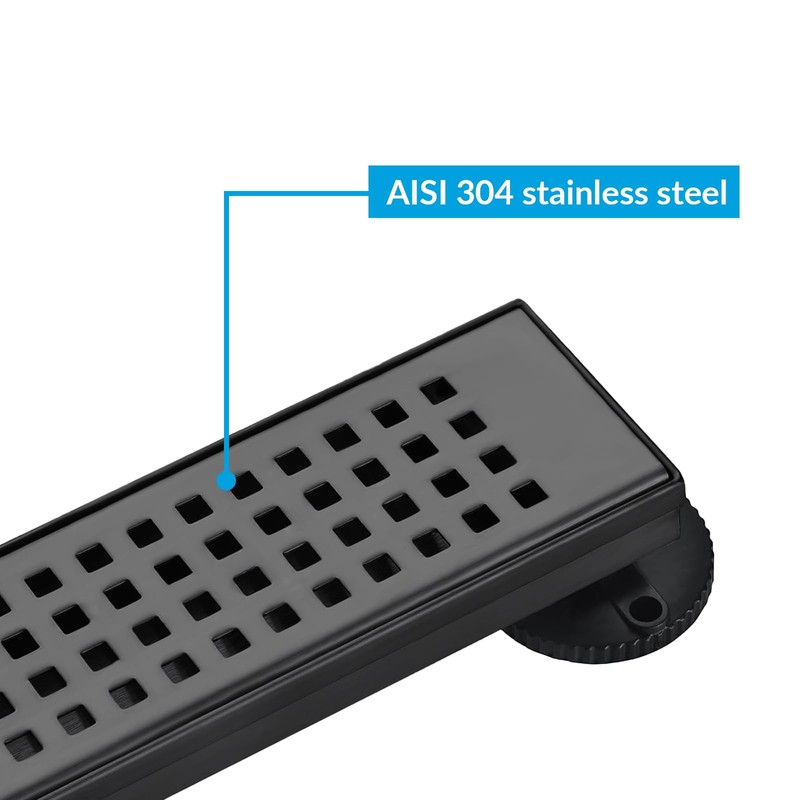 32 Inch Removable Cover Linear Shower Drain 304 Stainless Steel