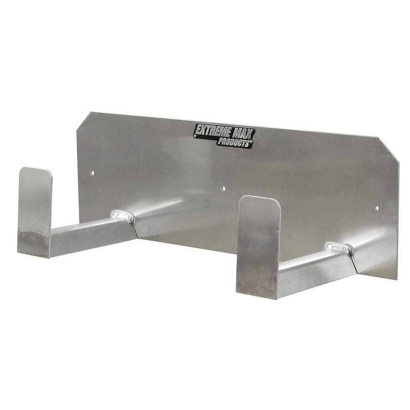 Extreme Max 5001.6029 Dual Helmet Hanger Aluminum Storage Rack Organizer