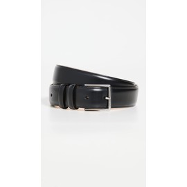 Paul Smith Men's Leather Classic Suit Belt, Black, 32