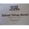 Department 56 "Crooked Fence Cottage" Retired Dickens Village Series