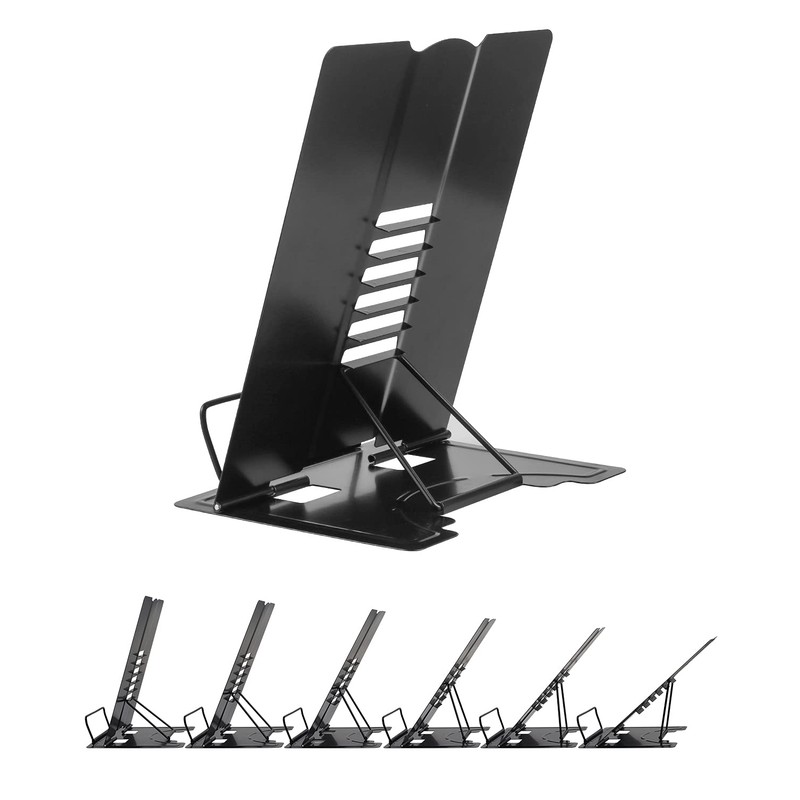Large Desk Book Stand Metal Reading Rest Book Holder Adjustable
