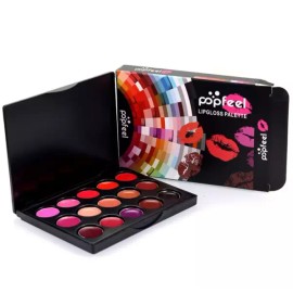 lucyliu04 립글로스 프로페셔널 15 컬러 미니 팔레트 10cm Professional Lip Gloss 15 Color Mini Palette 10cm [1]