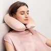 ROSEWARD 100% Mulberry Silk Travel Neck Pillow Replacement Cover Only,