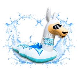XXL Swimming Animal - Llama - Air Mattress for Water - Pool Toy for Children - Inflatable Animals for the Pool - Water Animals Inflatable - Swimming Animals for the Pool - Pool Animals