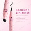 KYDA Freckle Liquid Eyeliner Pen, 2 in 1 Freckles Stamp