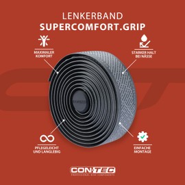 CONTEC Ct Supercomfor T.Grip 03199615 Handlebar Tape 200 mm Grey