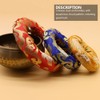 Healifty Singing Bowl Cushion Holder Cushion Ring Cushion for Tibetan