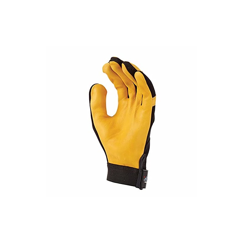 Maxisafe G-Force Leather Palm Mechanics Gloves, Large