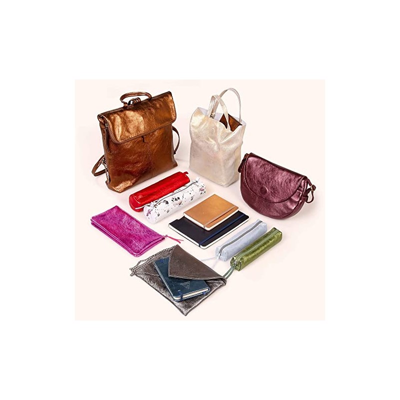 Clairefontaine 400007C Pencil Case Slim with Mother of Pearl Effect
