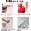 39 - Inch Collapsible Shower Water Guard: Splash Barrier, Threshold