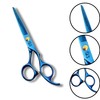 Glamified Glam 6.5inch Blue Professional Barber Hairdressing Scissors Set Salon