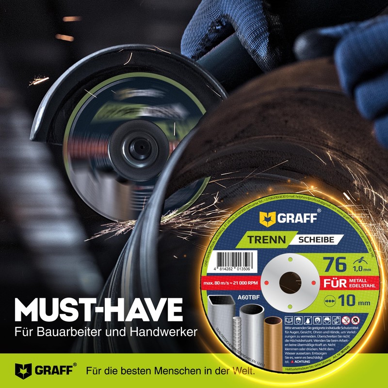 Cutting Discs 76 Metal 1 mm Extra Thin - Flex