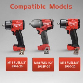 49-16-2960 Protective Boot for Milwaukee M18 Fuel 3/8" 2960-20 and 1/2" 2962-20 2962P-20 Mid-Torque Impact Wrench Protective Boot