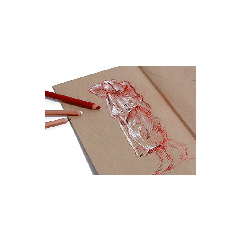 Clairefontaine 975938C - Sketchbook Kraft Natural DIN A4 21 x