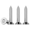 Drenky M5 x 20 mm Wood Screws Stainless Steel Tapping