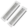 Howeall 2" x 10" 2 Pack Floor Vents Floor Registers,