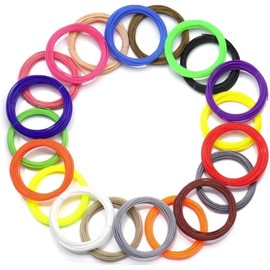 PCL 3D Pen Filament Refills 20 Colors 100m Total 1.75mm Plastic Low Temperature Filament