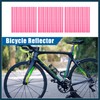 TUCKBOLD 36 Pcs Pink Bicycle Reflector Reflective Version Durable ABS