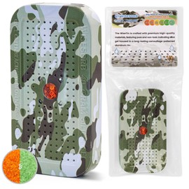 Wisesorb 40 Gram Gun Safe Dehumidifier Camouflage, Rechargeable Desiccant Canister Dehumidifier Bags, Reusable Silica Gel Packets Moisture Absorbers for Car, Bathroom, Basement [1 PACK]
