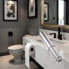 Stainless Steel Toilet Paper Holder - Spring Loaded Roller for