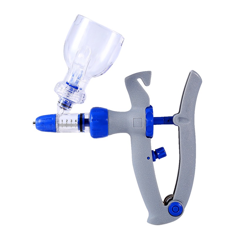 5ml Veterinary Injector Automatic Self Refill Syringe for Livestock Cattle