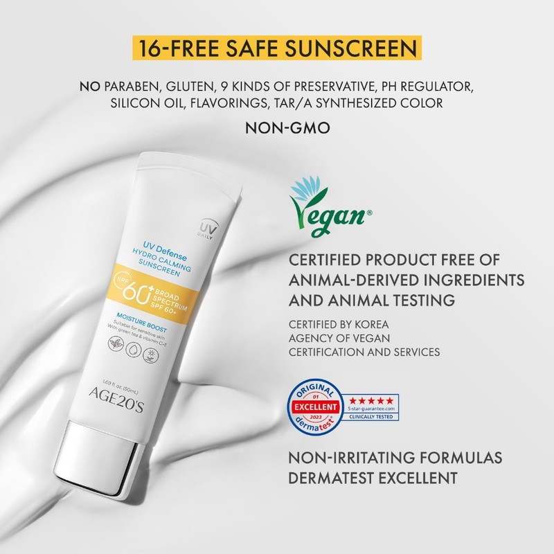 AGE20'S [AGE20'S]UV Defense Hydro Calming Sunscreen 50ml