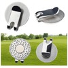 Ai-OUMLEEF 3pcs Golf Cap Clip Golf Marker Fashion Golf Cap