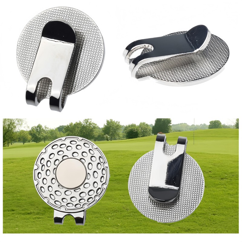 Ai-OUMLEEF 3pcs Golf Cap Clip Golf Marker Fashion Golf Cap