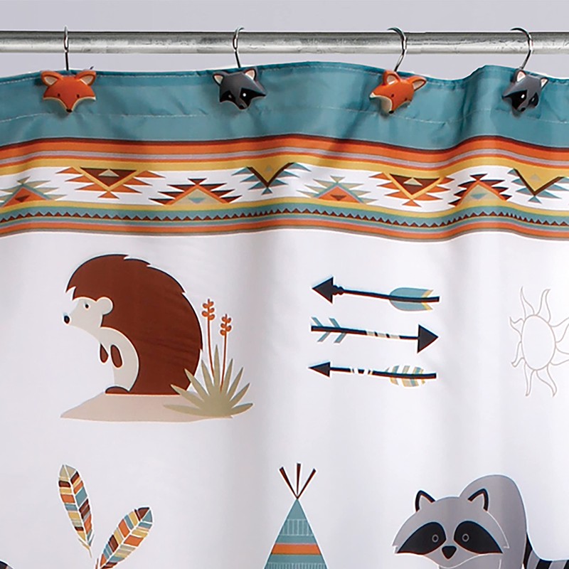 SKL Home by Saturday Knight Ltd. Forest Animals Shower Curtain