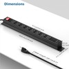 8 Outlet Heavy Duty Power Strip with USB PD 20W,