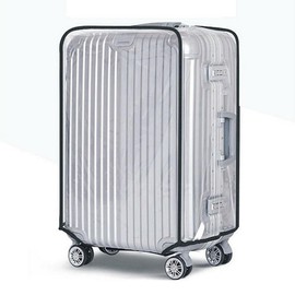 PVC Suitcase Cover, Waterproof Luggage Cover, Dustproof, Scratch-Resistant, Transparent, Scratch-Resistant Trolley Suitcase Cover, Suitcase Protective Cover, Suitable for Business Trips, Travel,