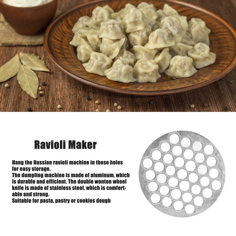 Alvinlite Russian Ravioli Maker Dumpling Mold Pelmeni Maker Pelmeni Metal