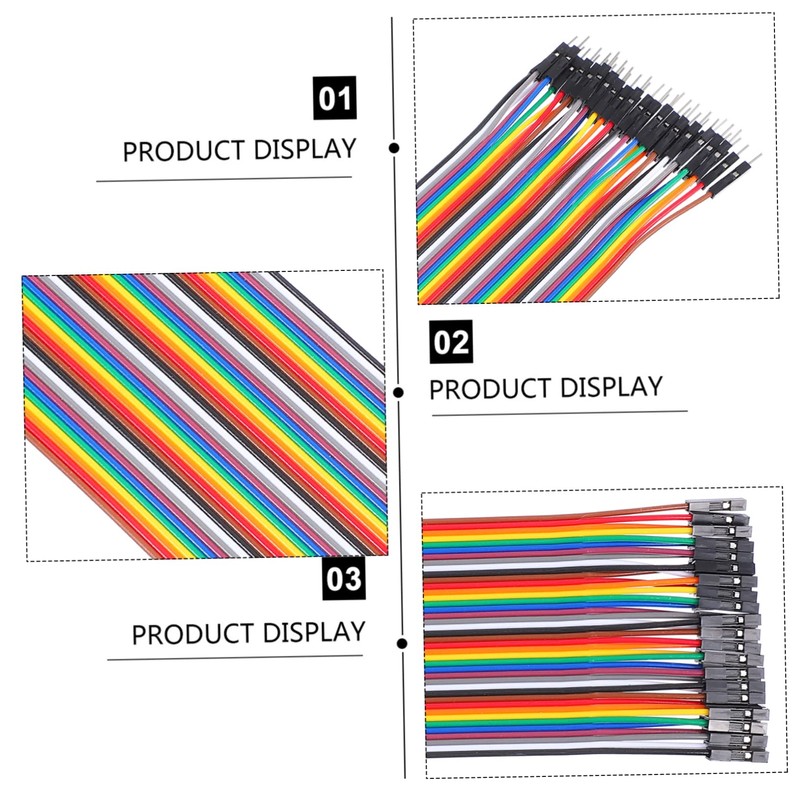 Operitacx Wire Jumper Breadboard Cables Diy Prototype Pcb Solderless Breadboard