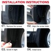4Pcs/Set Car SUV Mud Flaps Splash Guards Fender Mudguard for