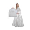 Your Dream Dress BREATHABLE White Bridal Veil Storage Bag Wedding