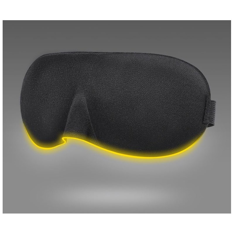 Sweet Dreams Contoured Sleep Mask with Earplugs and Carry Pouch