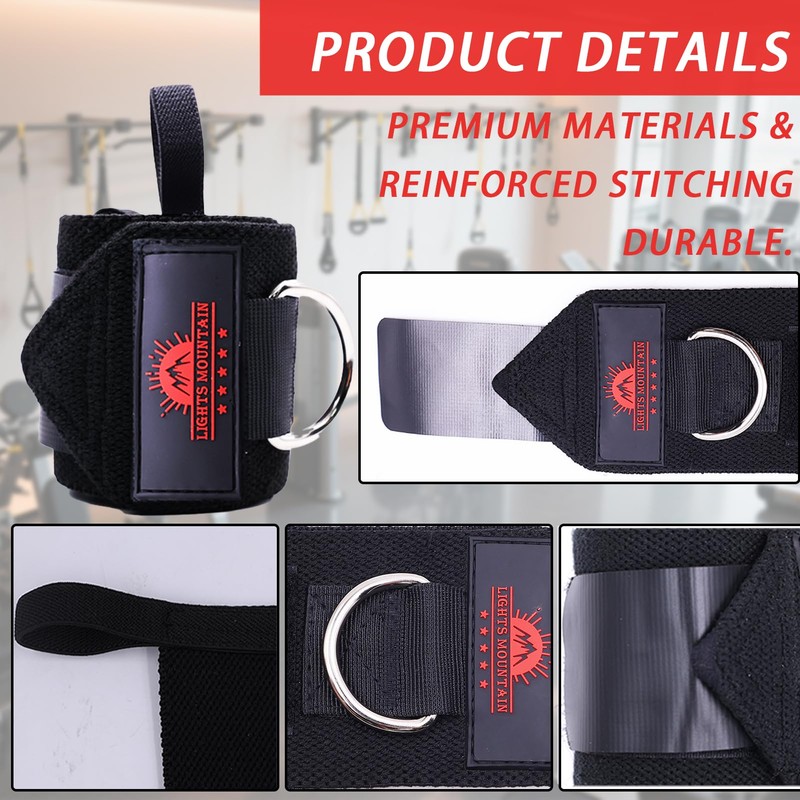 Wrist Wraps for Weightlifting with D-Ring – Heavy Duty Wrist