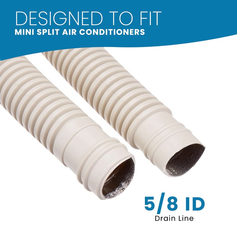 Senville 20 Ft Drain Hose Line for Mini Split Air