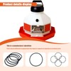 PPF310KIT O-Ring 466164 for Plastic Poultry Founts are Compatible with