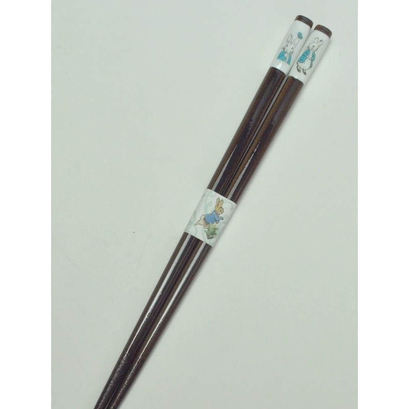 Aoba 528029 Chopsticks, Dishwasher-safe, Natural Wood, Dragonfly, Peter Rabbit Blue,