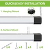 hykolity 4FT 120W LED Shop Light Linkable, 13000lm(400w Equivalent), 5000K
