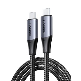 UGREEN Cable USB C a USB C 3.2 Gen 2, Cable USB C de pantalla de monitor de video 4K, transferencia de datos de 10Gbps, carga rápida PD de 240W para i