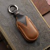 Smasol Sankyo Aluminum Genuine Leather Key Case, Entrance Door, Remote
