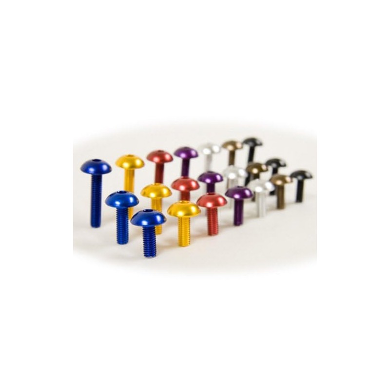 DURA-BOLT DBFB620G Button Bolts, M6-20mm, Gold, Set of 2