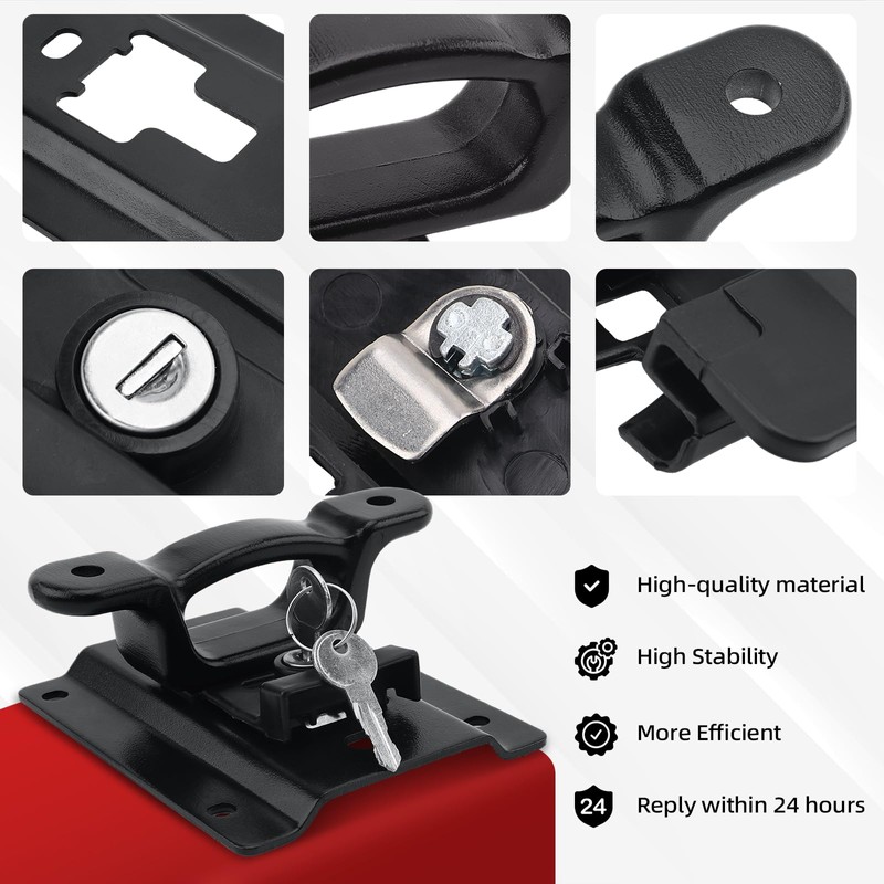 4 Pack Heavy Duty Bed Tie Down Anchors Compatible with