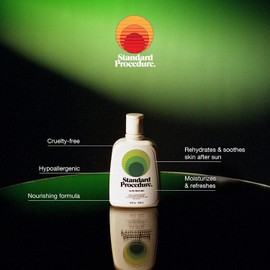 Standard Procedure. Gel De Aloe Vera, Alivio Calmante Para Después De Tomar El Sol, Hidrata Y Refresca La Piel Seca, Aloe Vera Puro, No Graso, 2 Oz