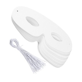 FUNOMOCYA Painting Mask for Adults 20pcs White Decorative Masks for Diy Party Games